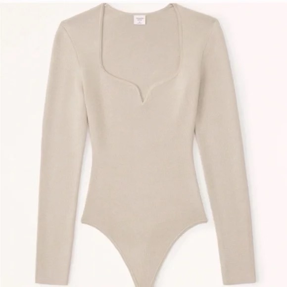 Abercrombie & Fitch Sweetheart Sweater Bodysuit - Picture 1 of 6